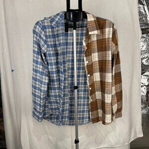 Romwe women's color block button up size‎ M